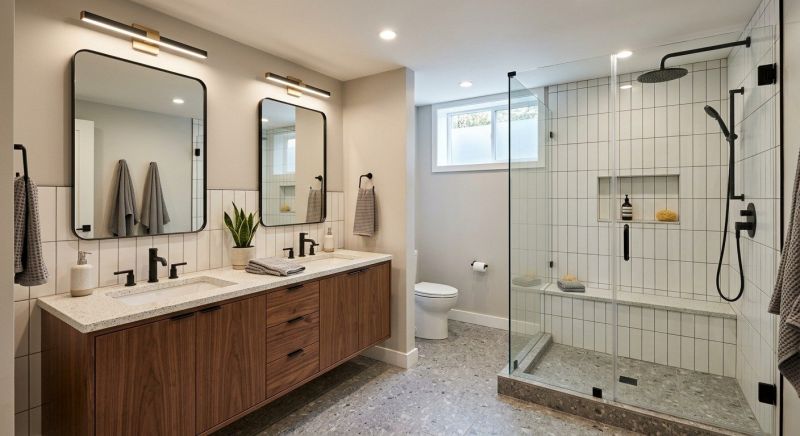 Basement Bathroom Remodeling in Woodland, WA