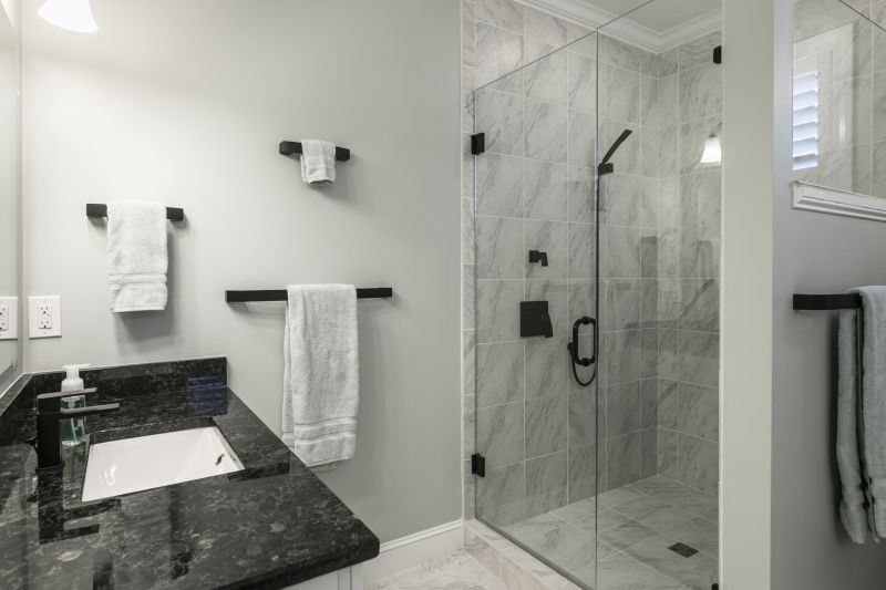 Granite Shower Installation in Woodland, WA